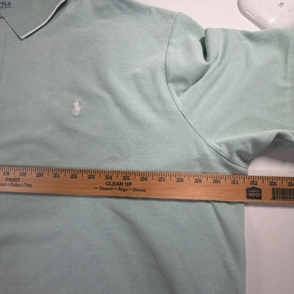 Polo Ralph Lauren Polo Shirt Mens 4XB Green Classic Fit Short Sleeve Big & Tall